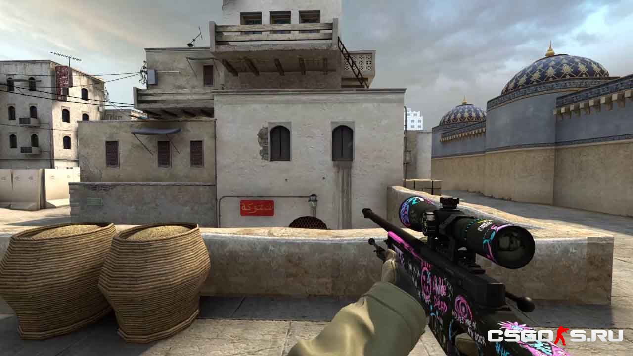 пасхалка на скине awp fever dream